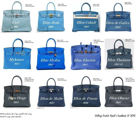 hermes blue colours|hermes blue bags.